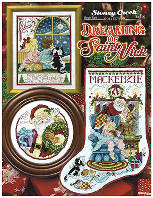 Stoney Creek Dreaming of Saint Nick BK549 cross stitch pattern