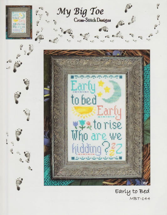 My Big Toe Early To Bed MBT-144 cross stitch pattern