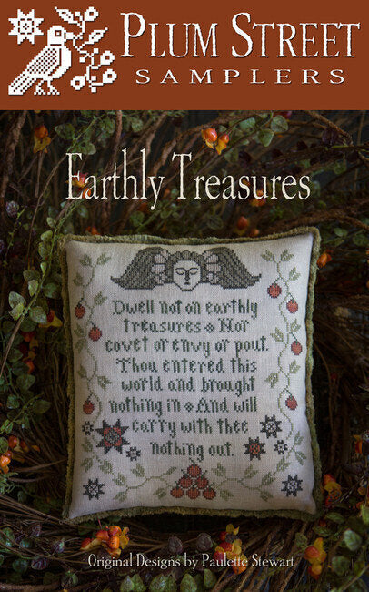 Plum Street Samplers Earthly Treasures cross stitch pattern