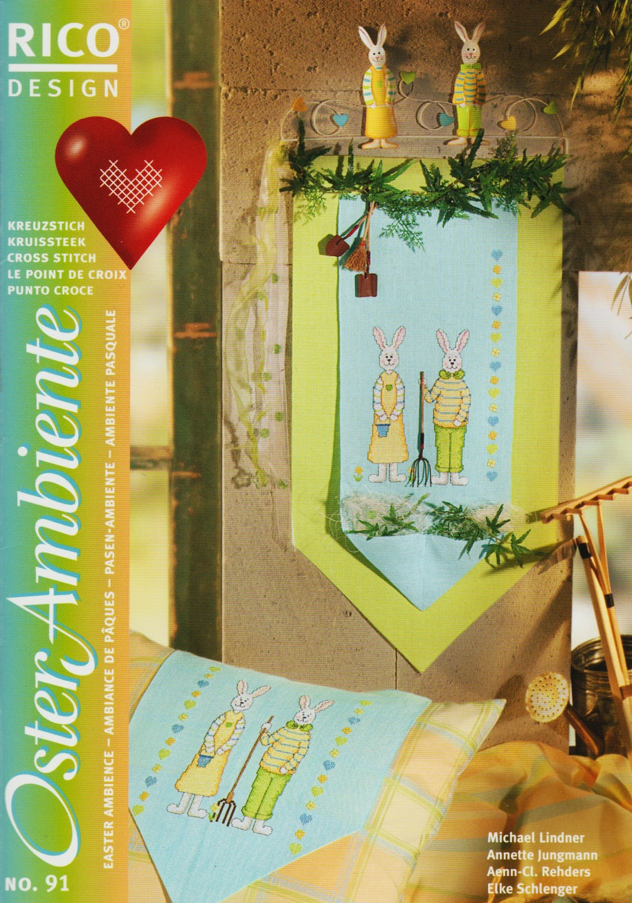 RICO Easter Ambience cross stitch pattern