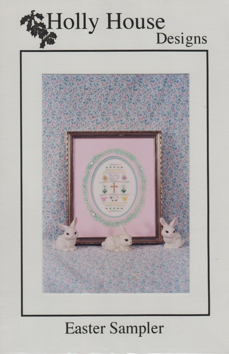 Holly House Easter Sampler cross stitch pattern