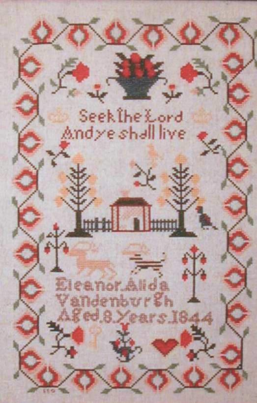 LenaRose Eleanor Alida Vanderburg cross stitch pattern