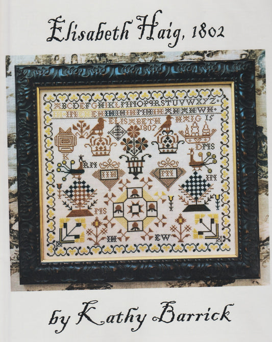 Kathy Barrick Elisabeth Haig 1802 cross stitch pattern