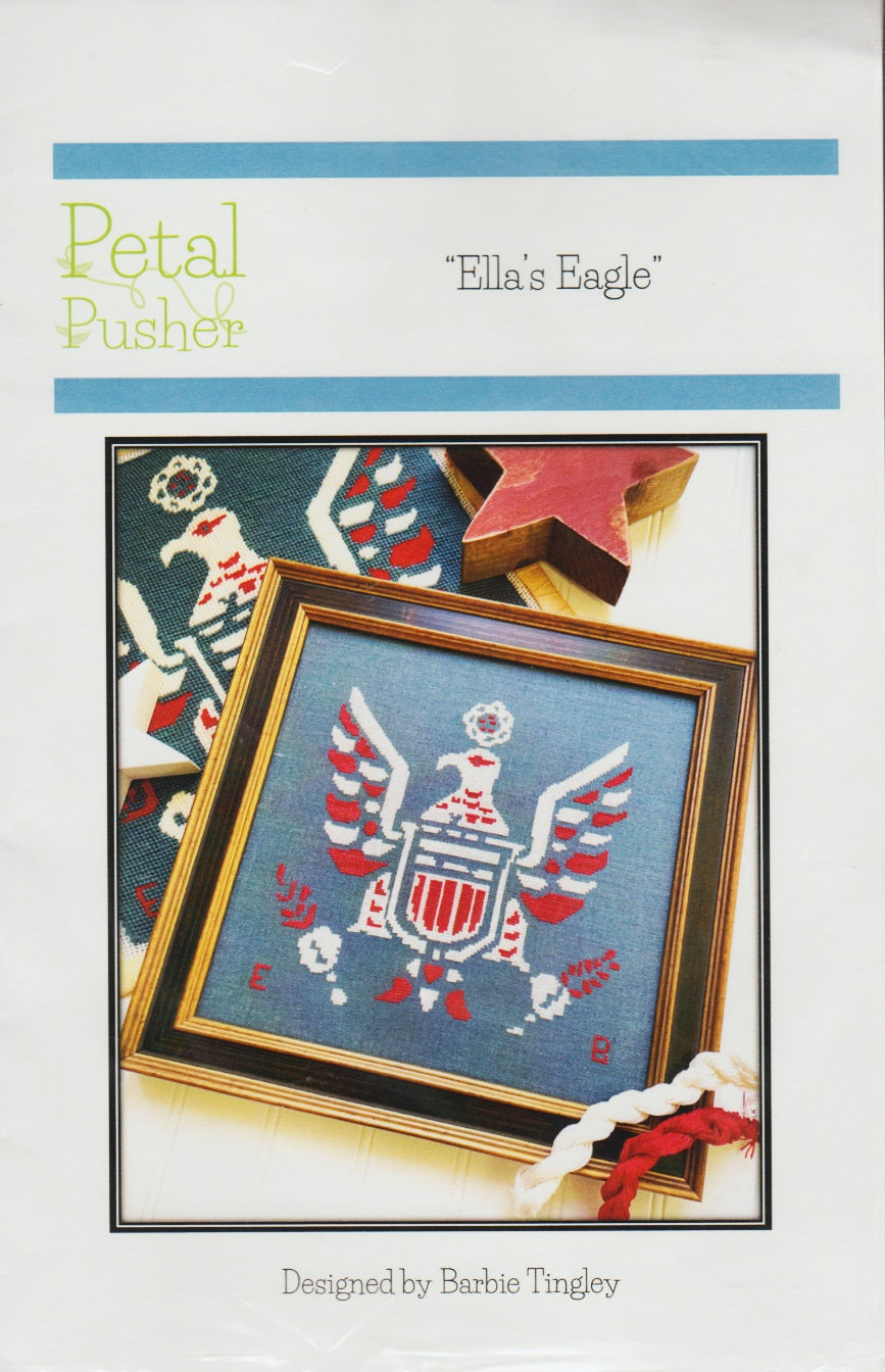Petal Pusher Ella's Eagle cross stitch pattern