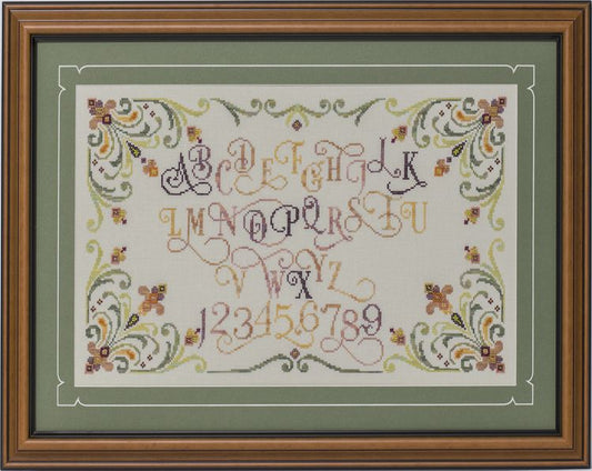 Glendon Place Elphabet Elegance GP-298 cross stitch pattern