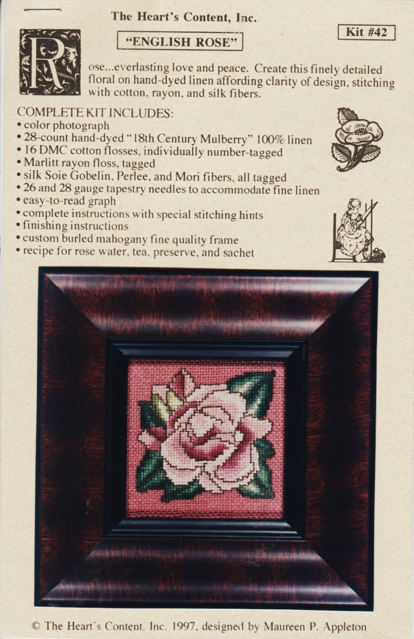 English Rose pattern – Sandra's Stitch Stash
