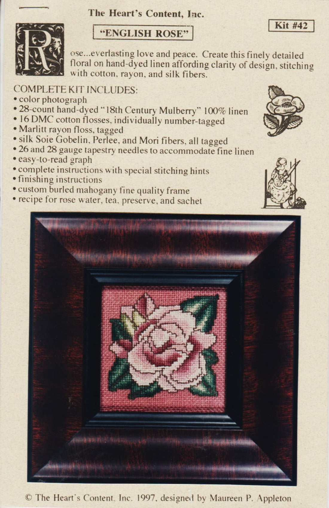 English Rose pattern – Sandra's Stitch Stash