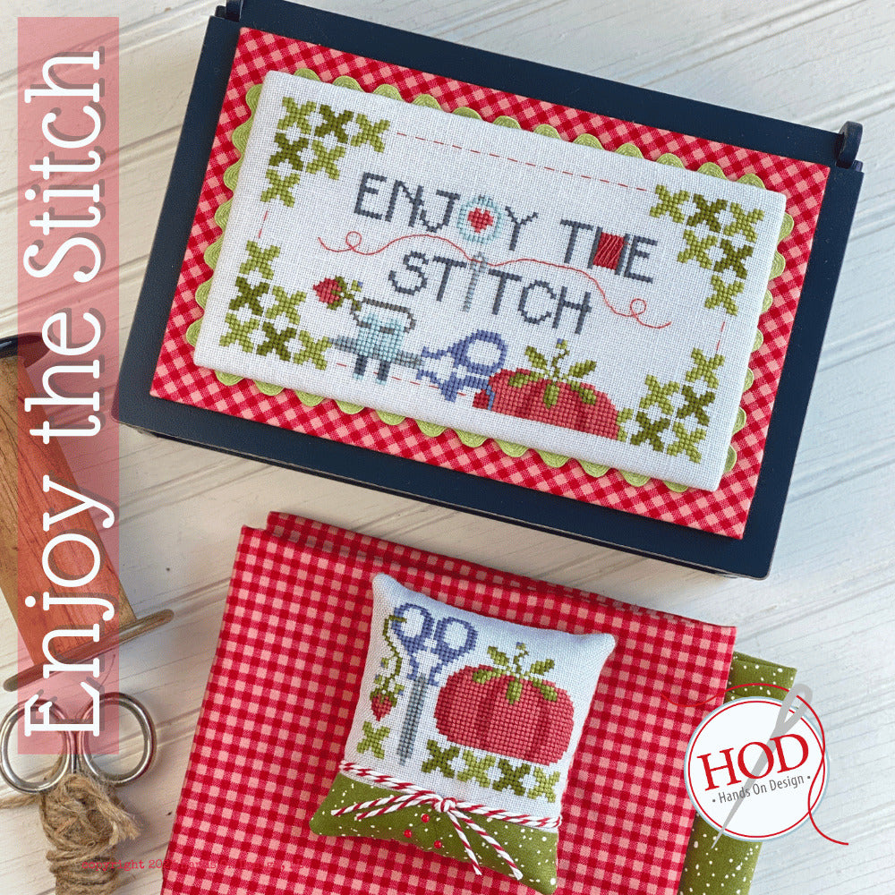 Hands On Design Enjoy The Stitch HD-299 cross stitch pattern