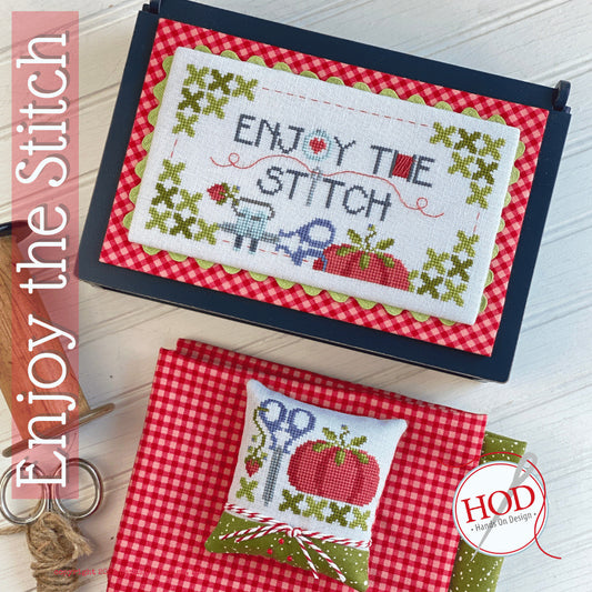 Hands On Design Enjoy The Stitch HD-299 cross stitch pattern