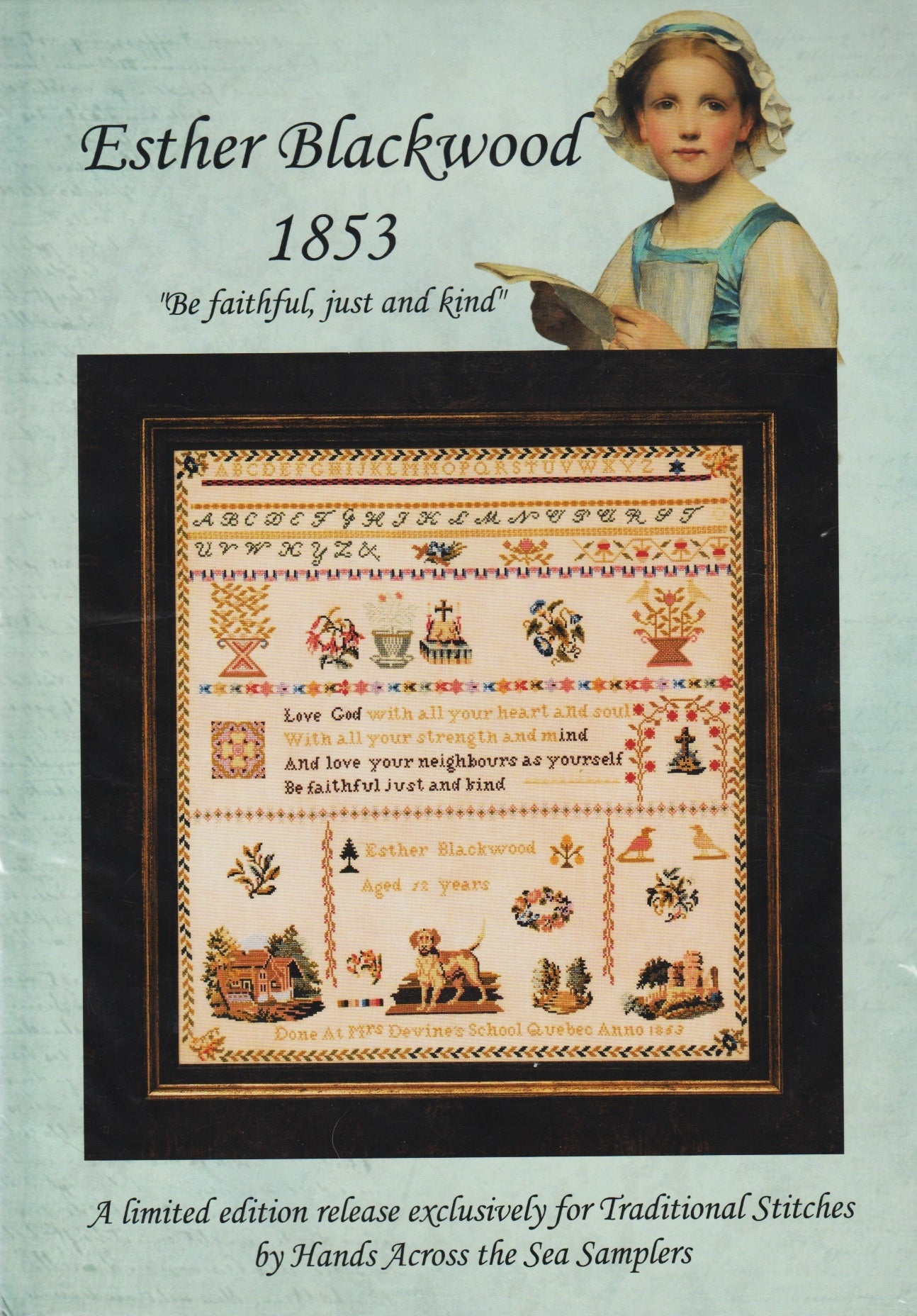 Hands Across The Sea Esther Blackwood 1853 cross stitch pattern