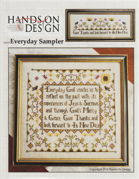 Hands On Design Everyday Sampler religious cross stitch pattern
