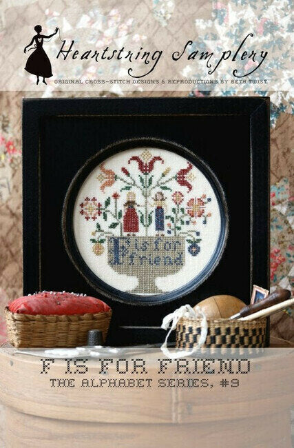 Heartstring Samplery F Is For Friend cross stitch pattern