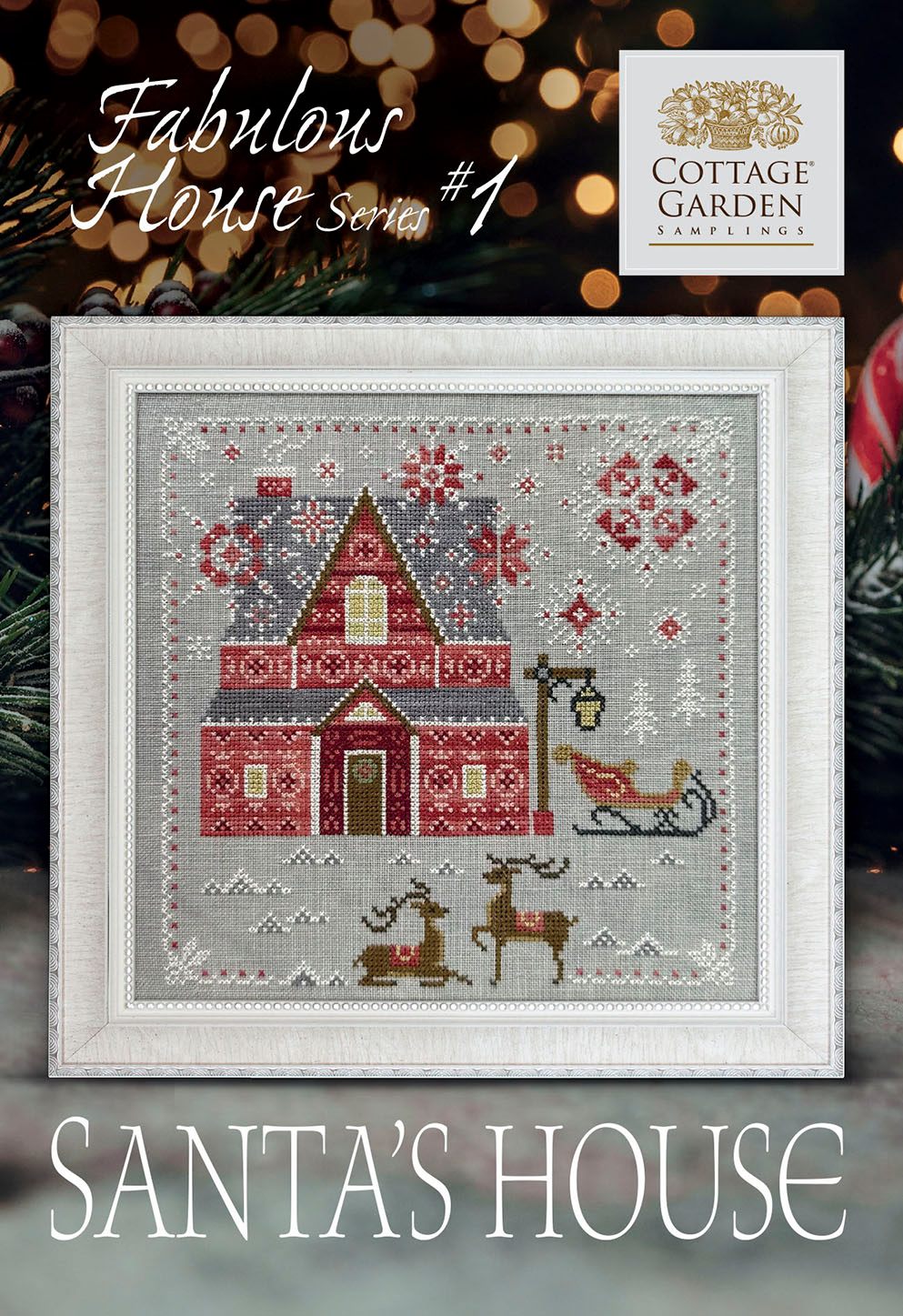 Cottage Garden Fabulous Houses - Santa's House CGS-1111 christmas cross stitch pattern