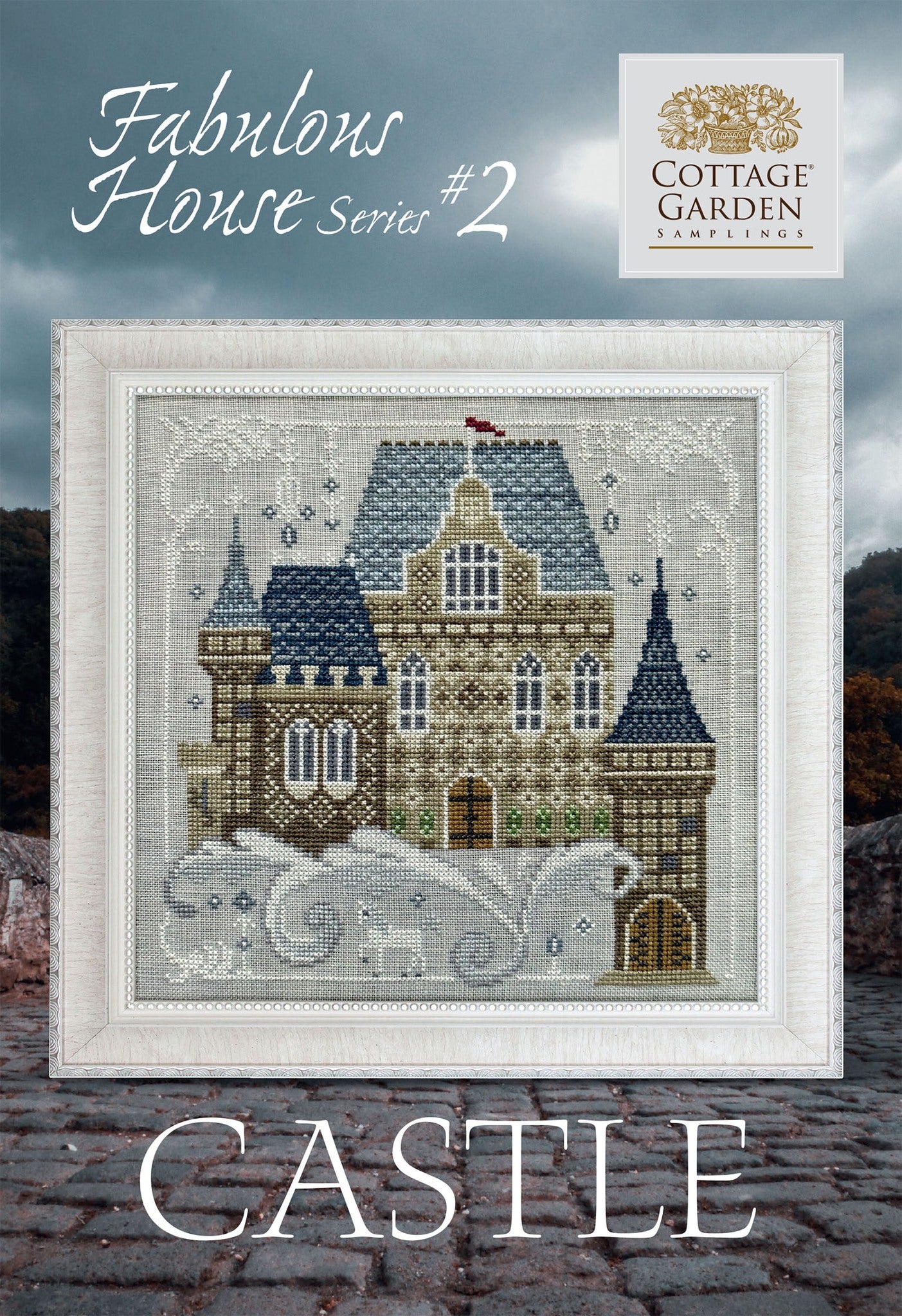 Cottage Garden Fabulous Houses #2 - Castle CGS-1112 christmas cross stitch pattern