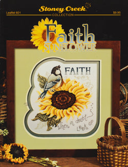 Stoney Creek Faith Sunflower LFT601 cross stitch pattern