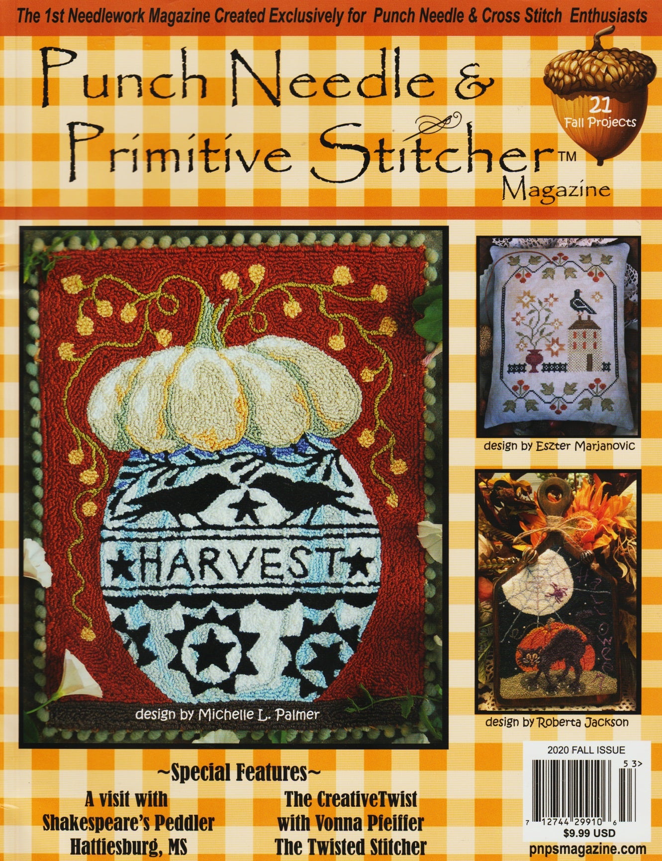 Punch Needle & Primitive Stitcher Fall 2020 magazine