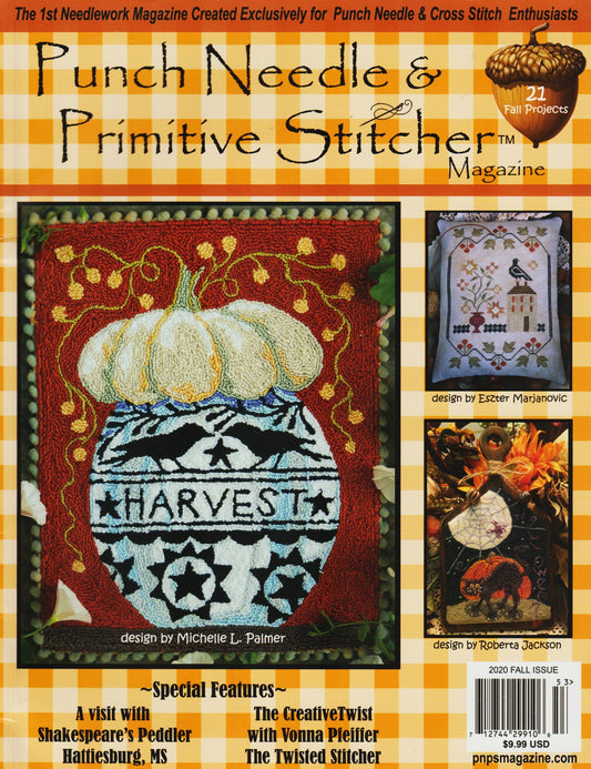 Punch Needle & Primitive Stitcher Fall 2020 magazine