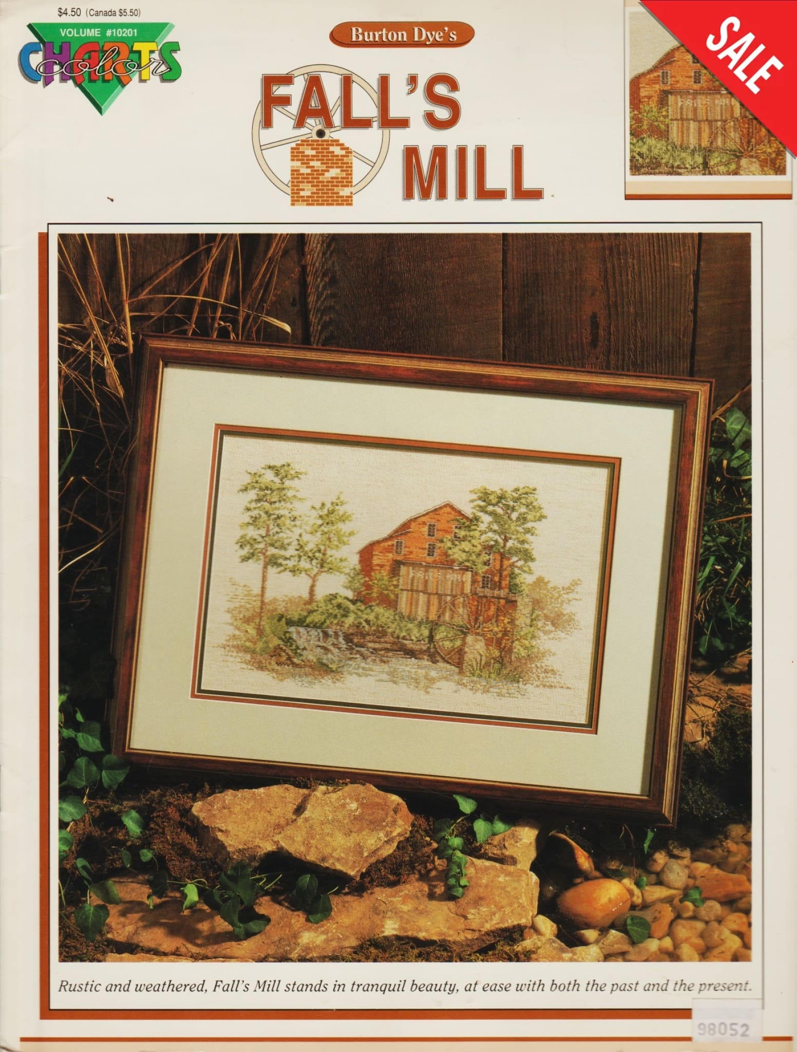 Color Charts Fall's Mill 10201 cross stitch pattern