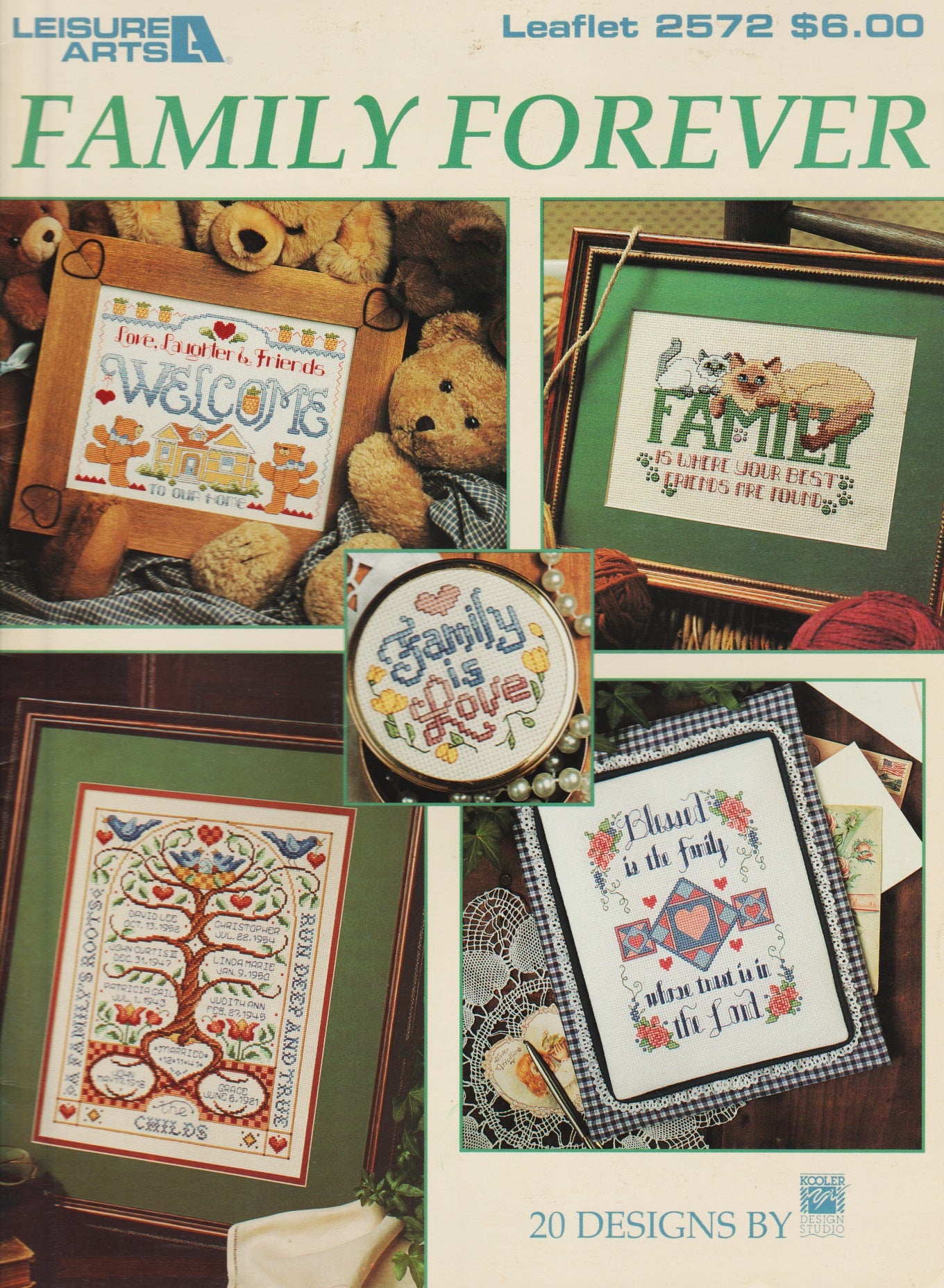 Leisure Arts Family Forever 2572 cross stitch pattern