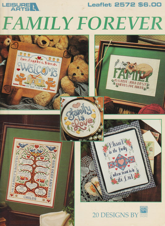Leisure Arts Family Forever 2572 cross stitch pattern