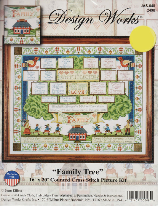 Design Works Family Tree 2498 cross stitch pattern