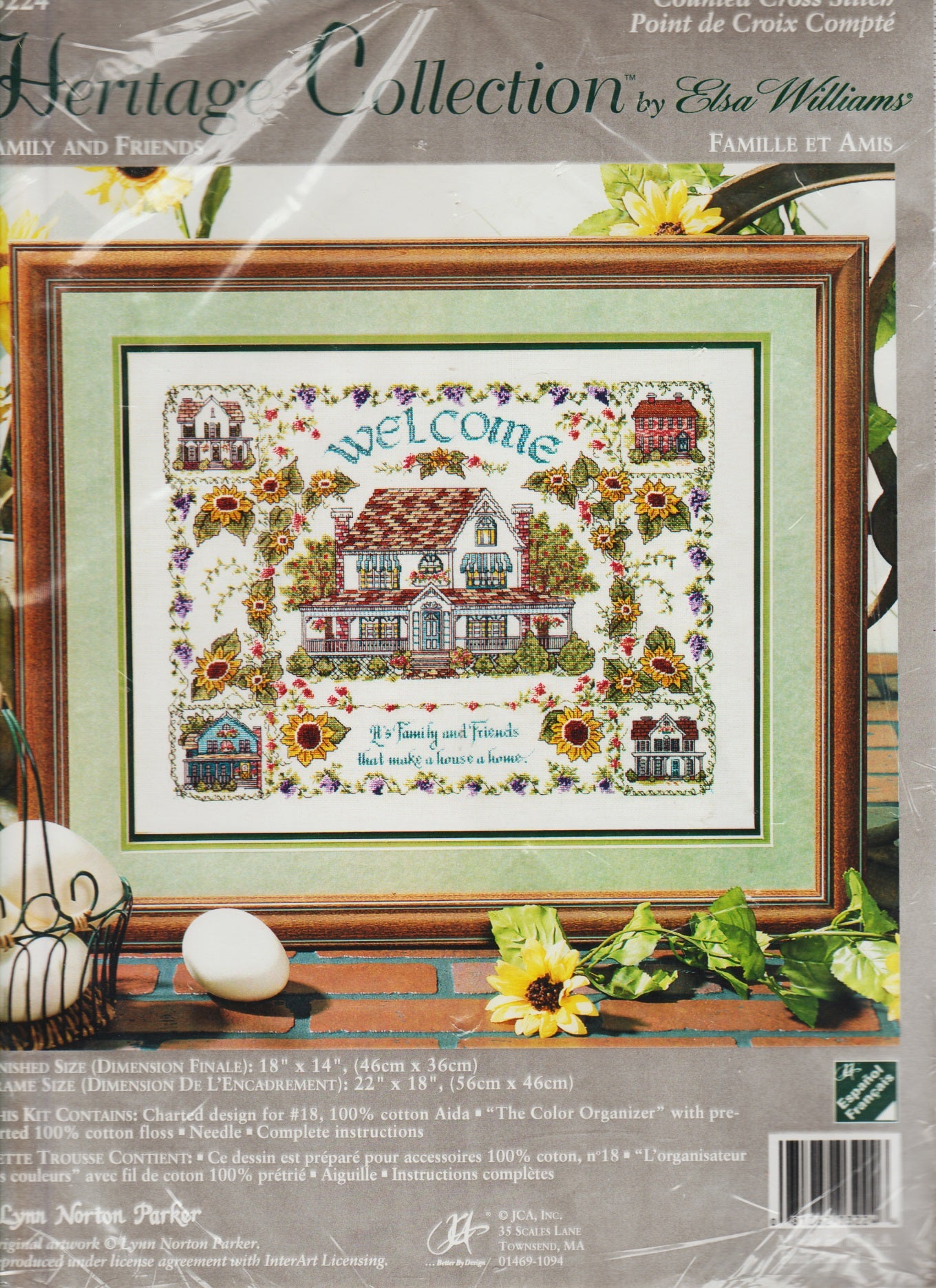 JCA Inc. Family and Friends 03224 cross stitch kit