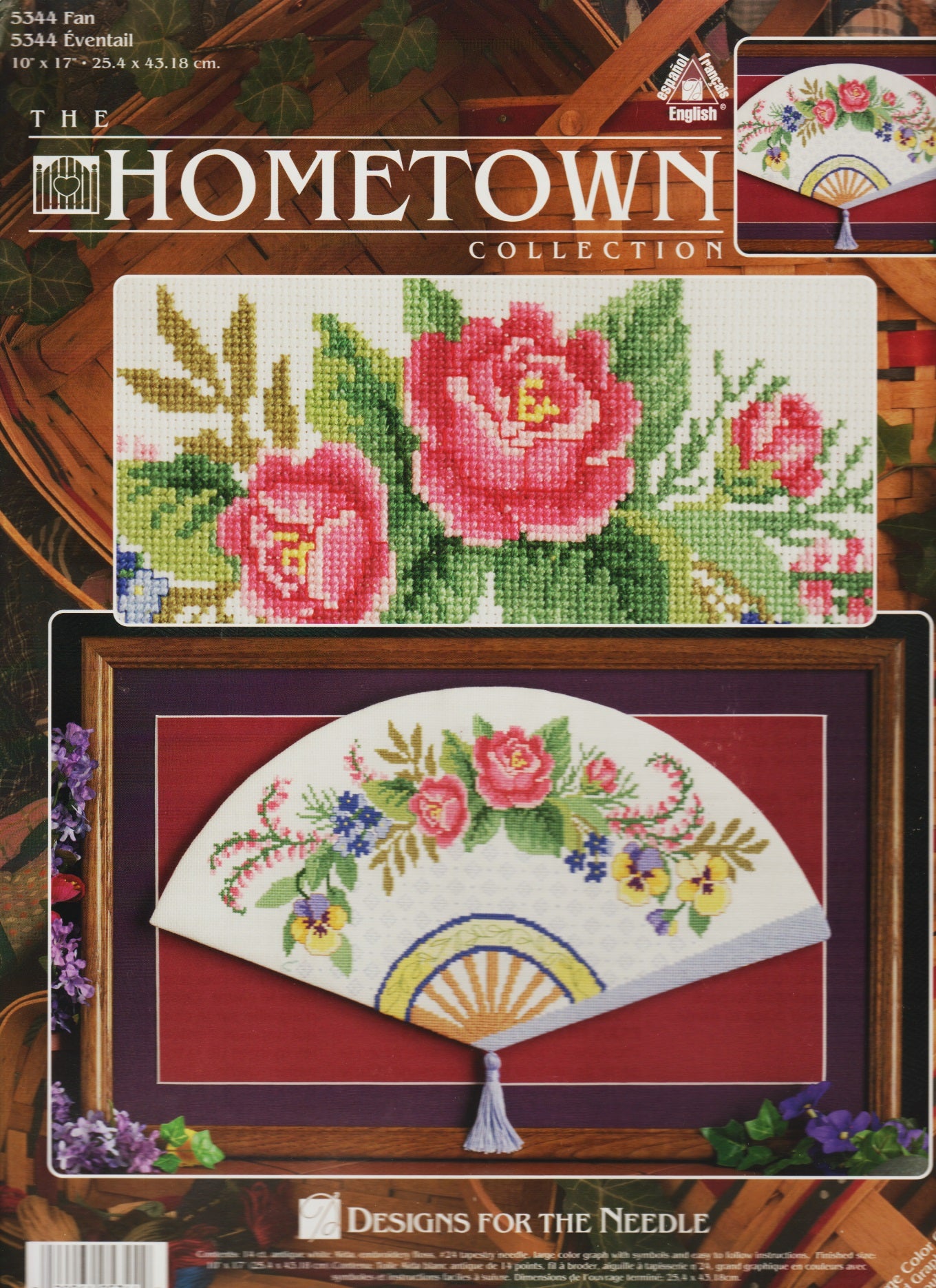 Designs For The Needle Fan 5344 asian cross stitch kit