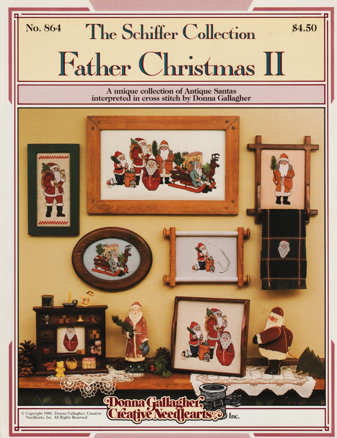 Donna Gallaher Father Christmas II 864 cross stitch pattern