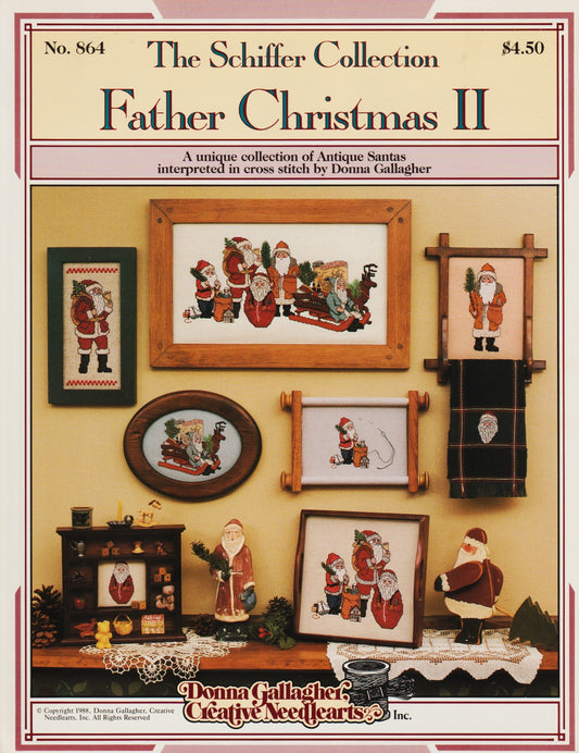 Donna Gallaher Father Christmas II 864 cross stitch pattern
