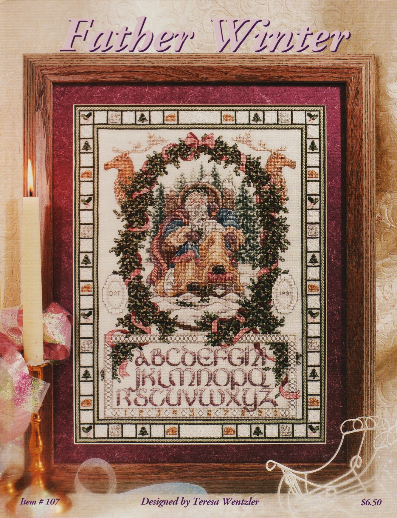 Just CrossStitch Teresa Wentzler Father Winter 107 cross stitch pattern