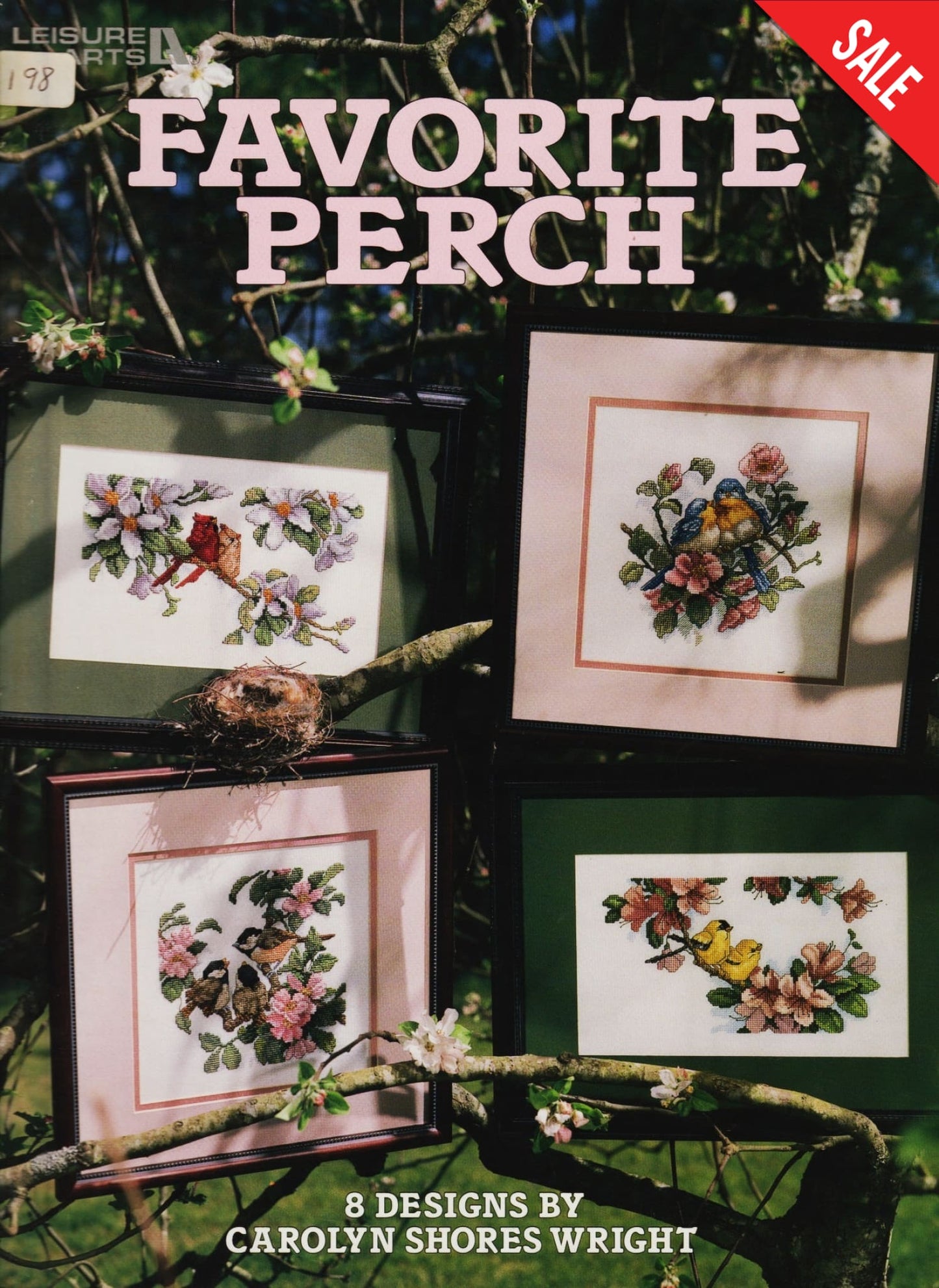 Leisure Arts Favorite Perch 3038 cross stitch pattern