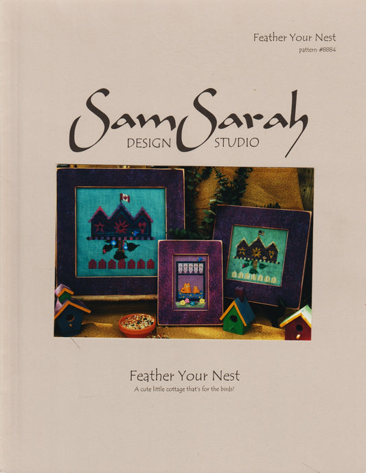 Sam Sarah Feather Your Nest 8884 cross stitch pattern