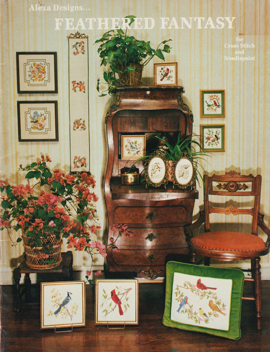 Alexa Designs Feathered Fantasy cross stitch pattern