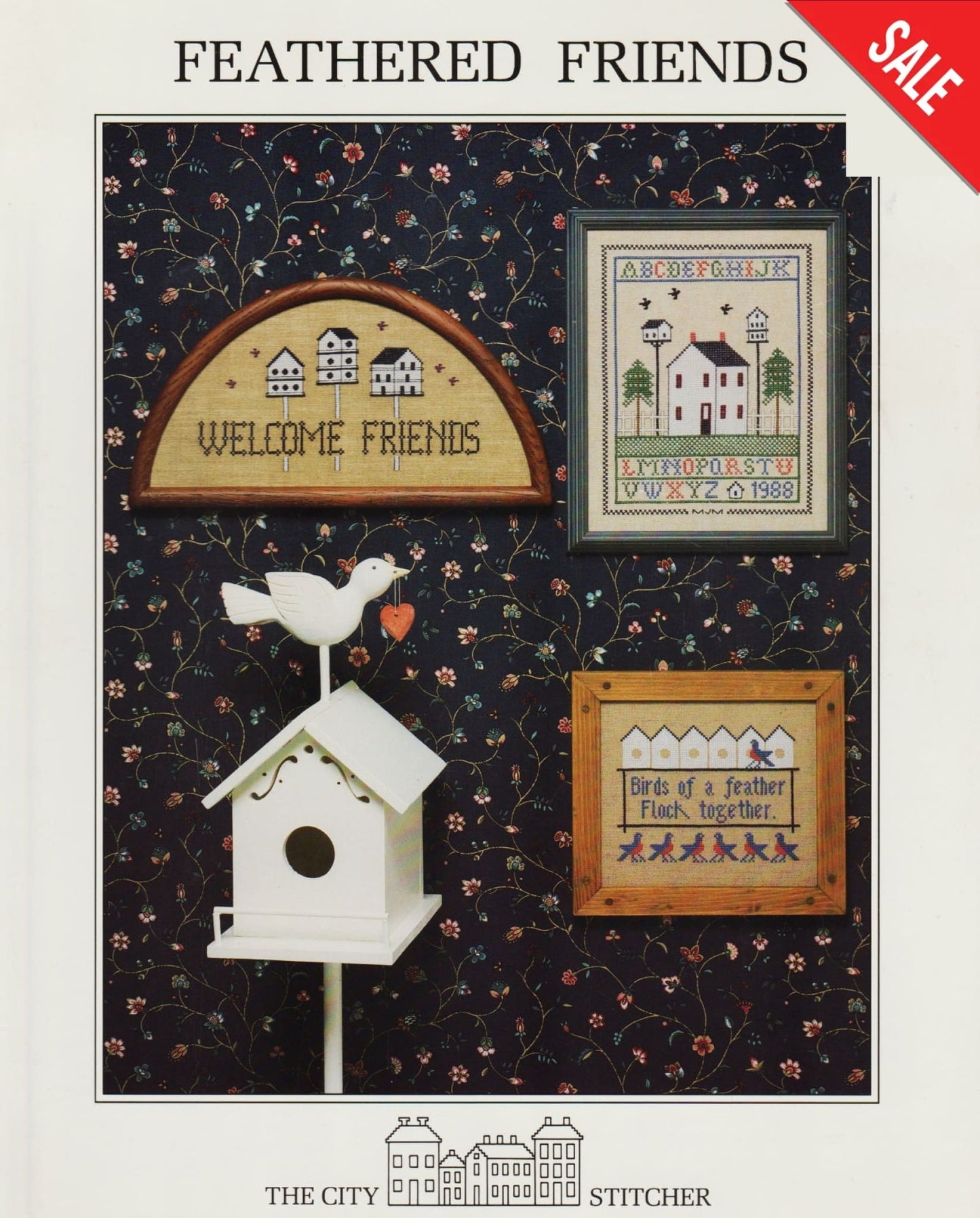 The City Stitcher Feathered Friends cross stitch pattern