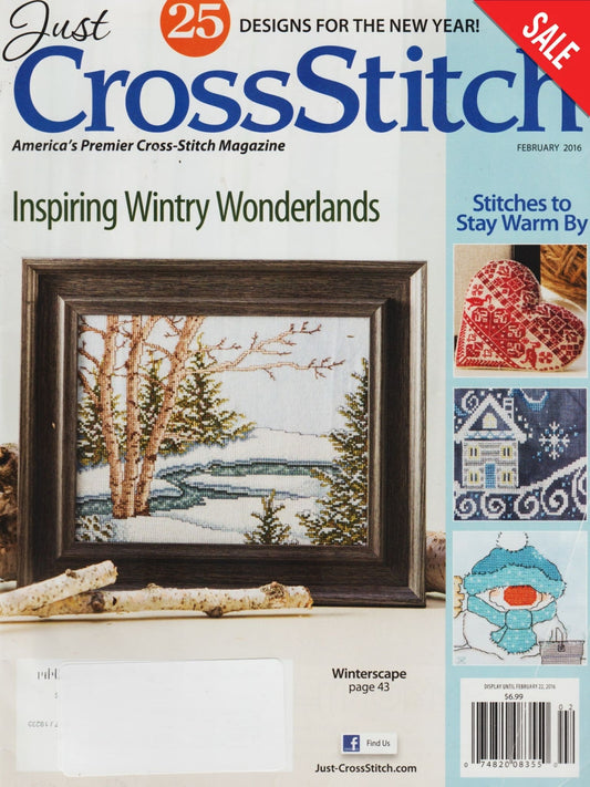 Just CrossStitch February 2016 cross stitch magazine