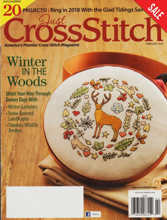 Just CrossStitch February 2018 magazine