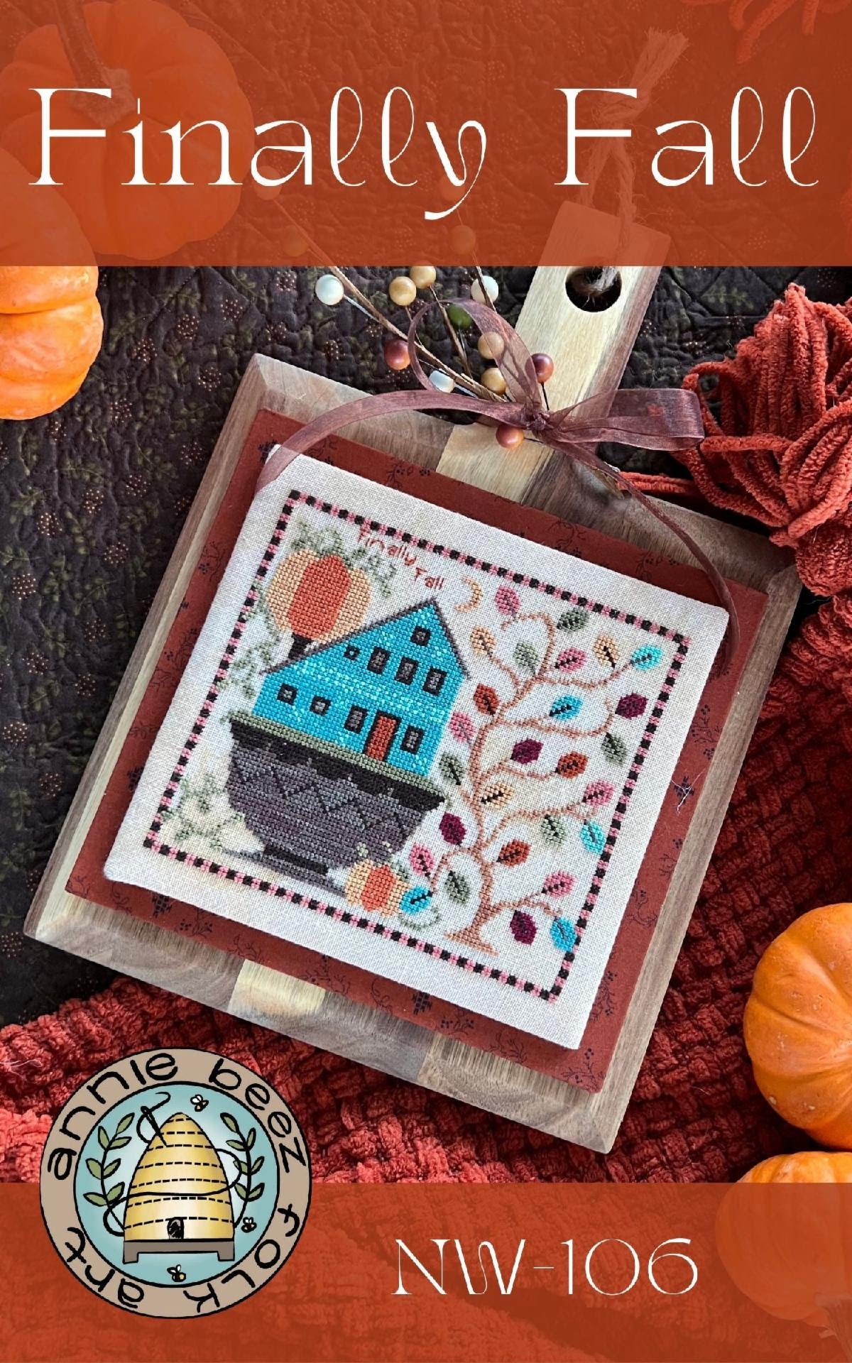 Annie Beez Finally Fall cross stitch pattern