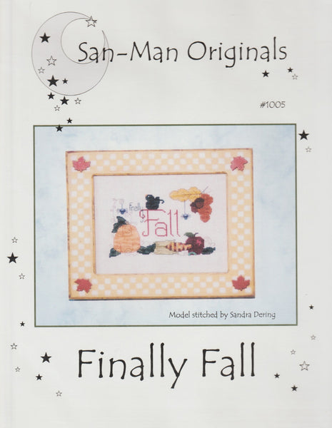 San-Man Originals Finally Fall 1005 cross stitch pattern