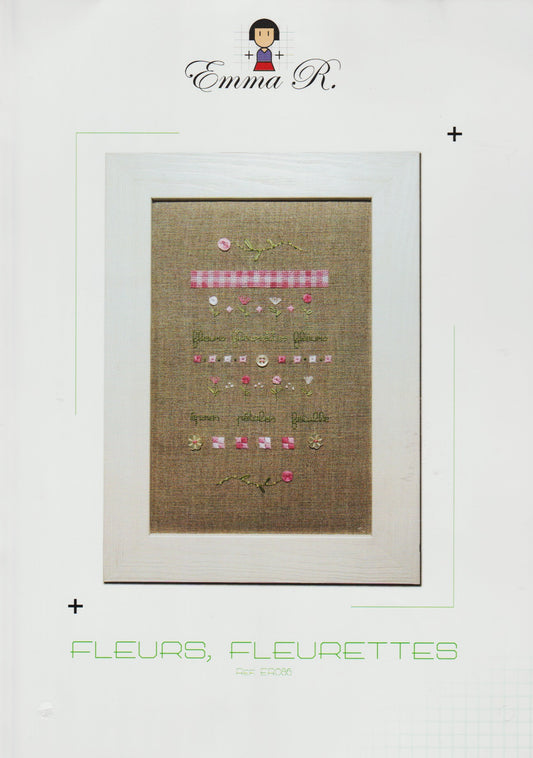 Emma R. Fleurs, Fleurettes cross stitch pattern