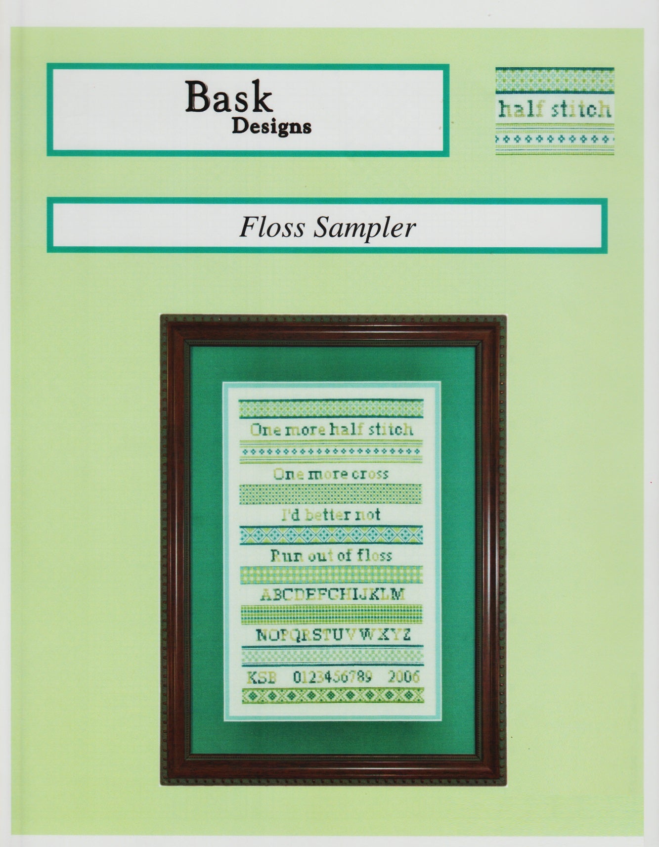 Floss Patterns Floss Sampler pattern – Sandra's Stitch Stash