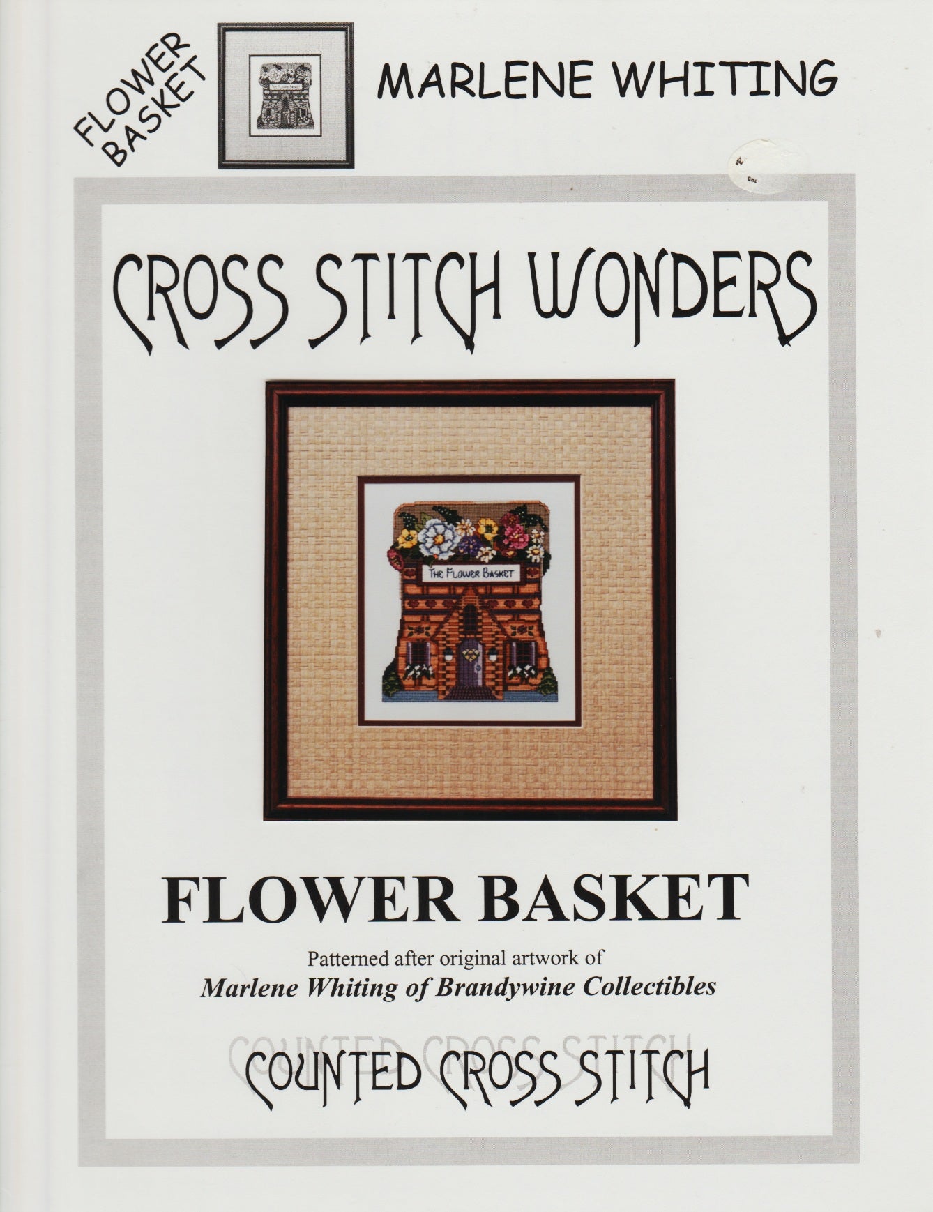Cross Stitch Wonders Flower Basket cross stitch pattern