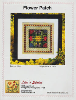 Lila's Studio Flower Patch cross stitch pattern