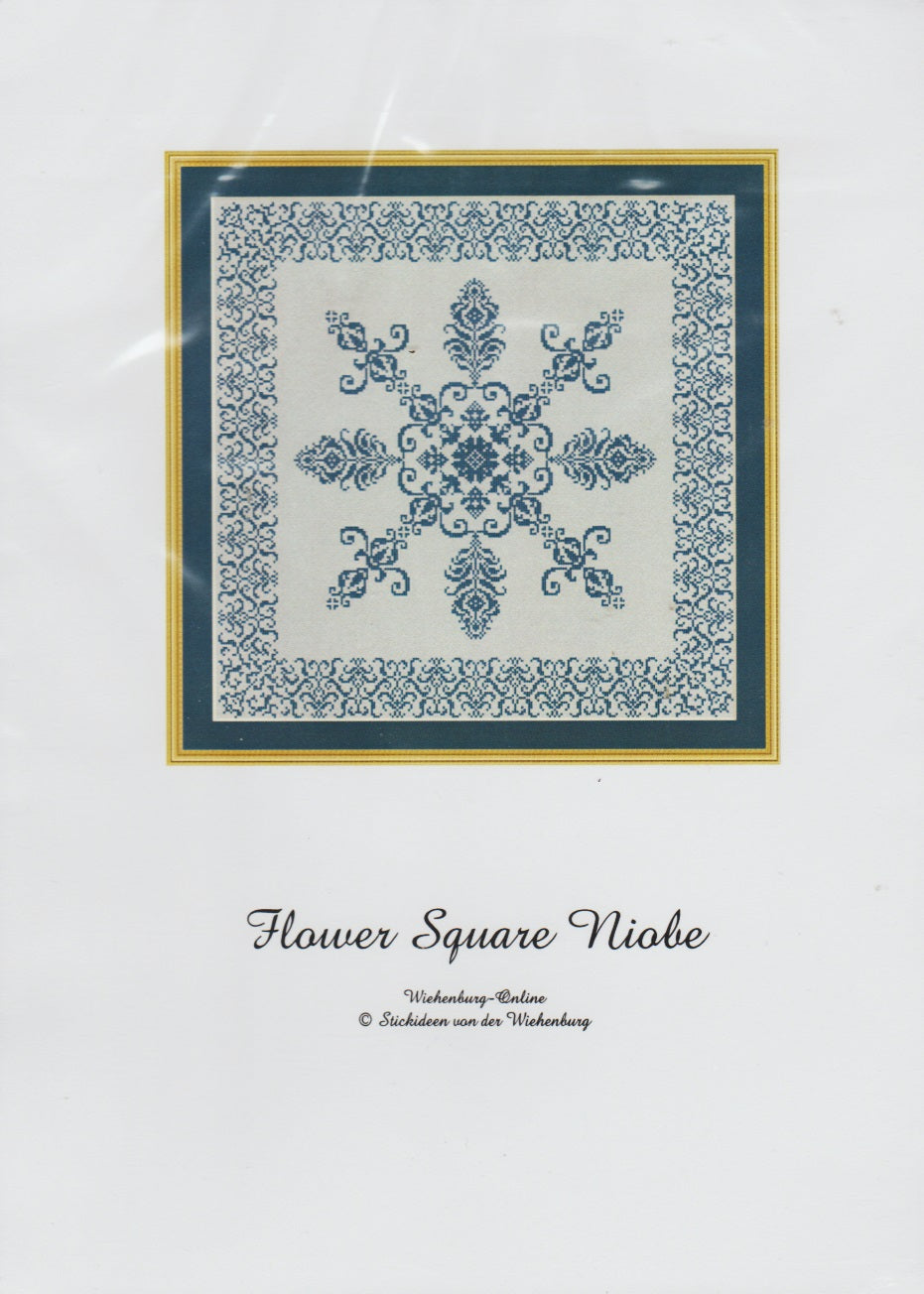 Wiehenburg-Online Flower Square Niobe cross stitch pattern