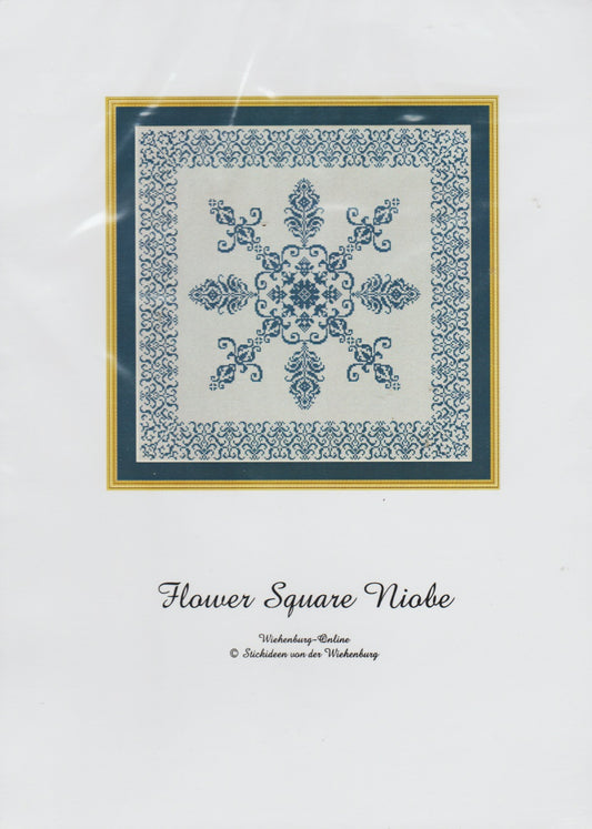 Wiehenburg-Online Flower Square Niobe cross stitch pattern