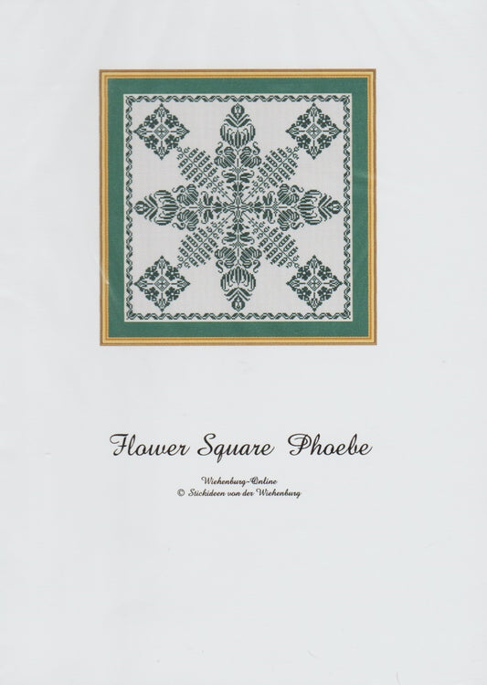 Wiehenburg Flower Square Phoebe cross stitch pattern