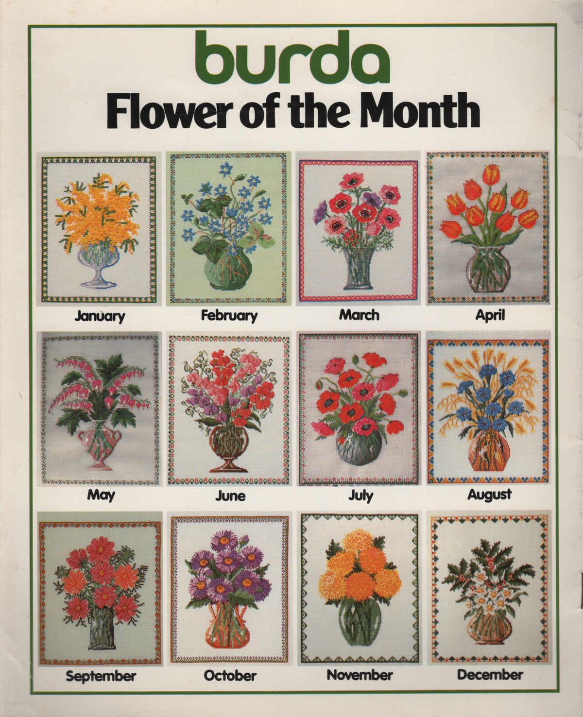 Flower of the Month pattern