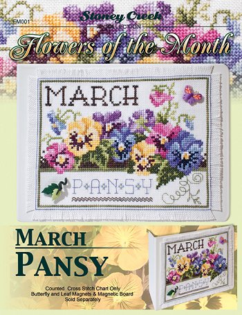 Stoney Creek Flowers of the Month cross stitch pattern
