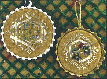 Bent Creek Flurries: Let It Snow christmas ornament cross stitch pattern