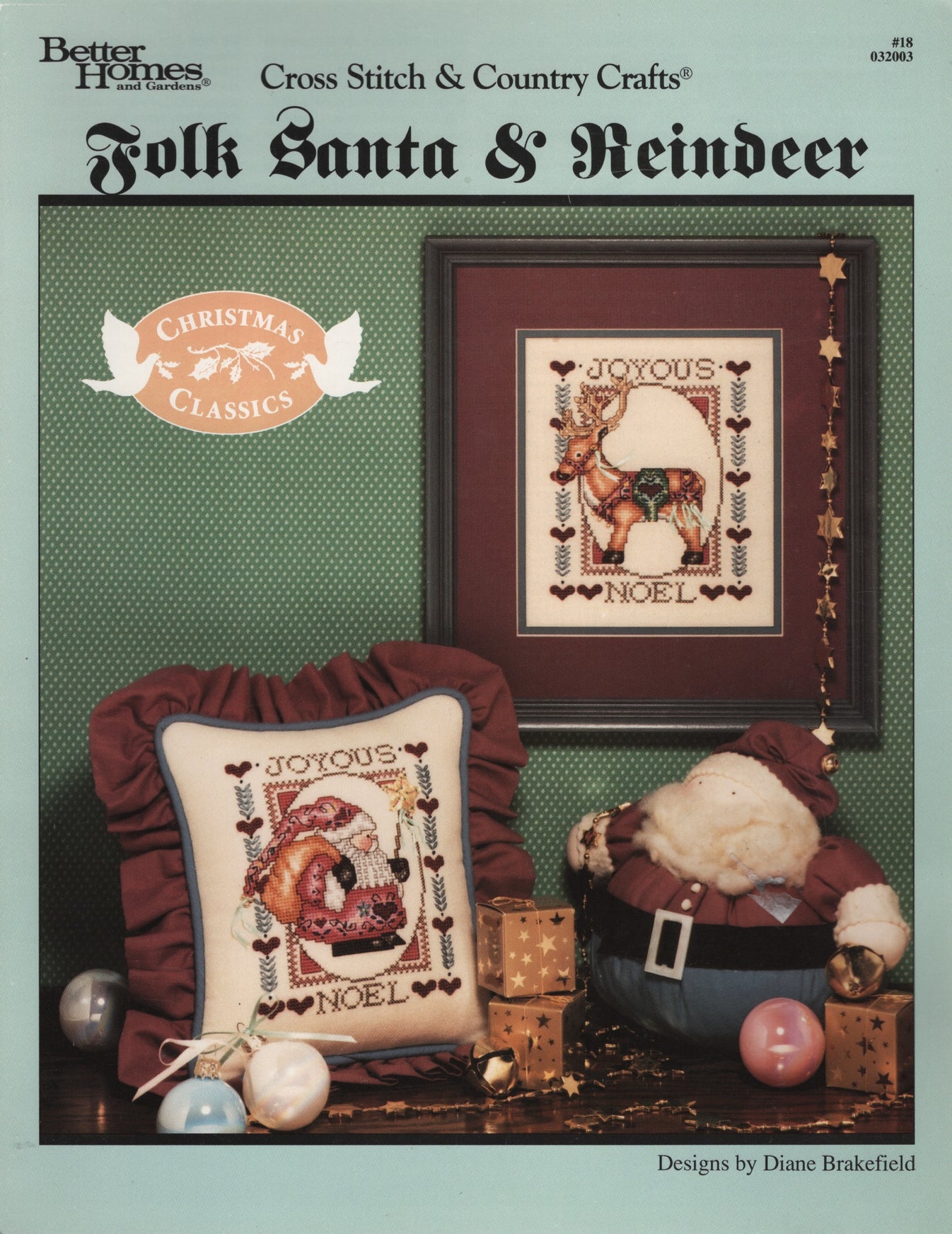 Folk Santa & Reindeer pattern – Sandra's Stitch Stash