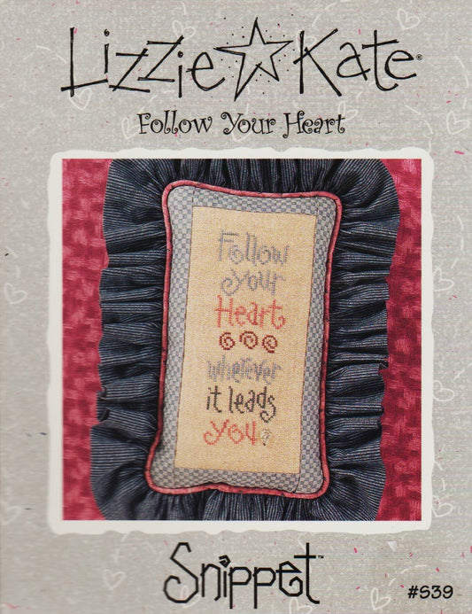 Lizzie Kate Follow Your Heart S39 cross stitch pattern